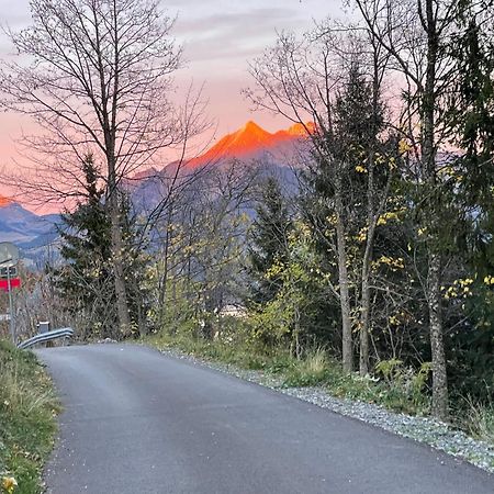 Charmant Appartement Au Vagabond Leysin Exteriér fotografie