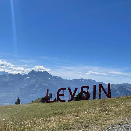 Charmant Appartement Au Vagabond Leysin Exteriér fotografie