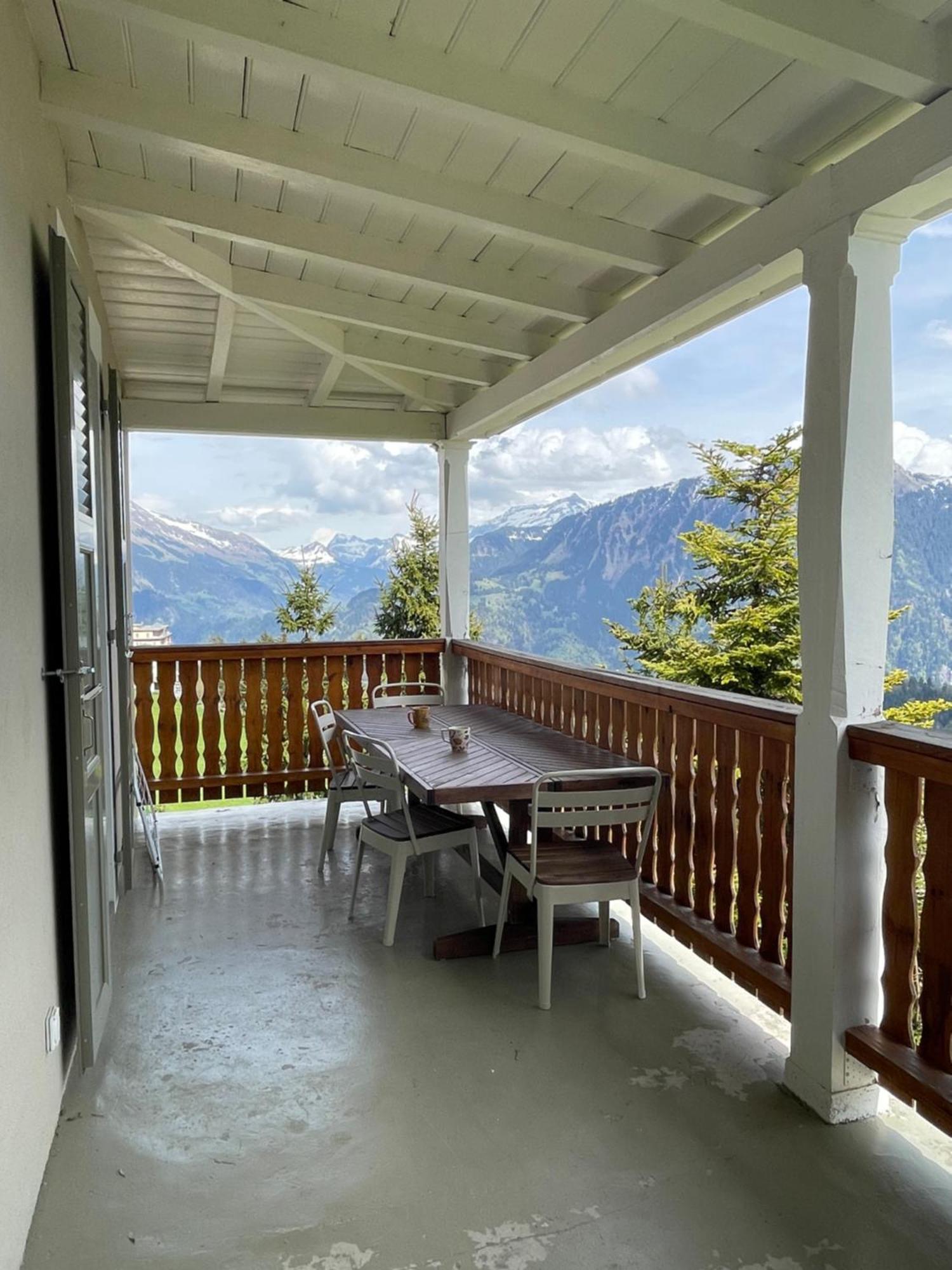 Charmant Appartement Au Vagabond Leysin Exteriér fotografie